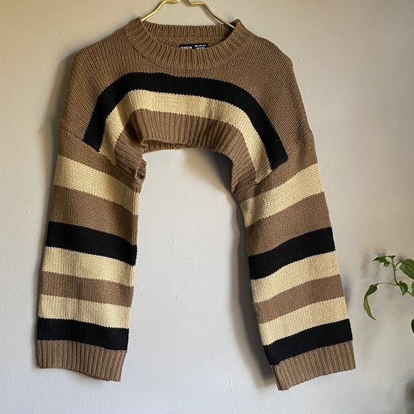 SHEIN Sweaters - SHEIN Multicolor Striped Sweater